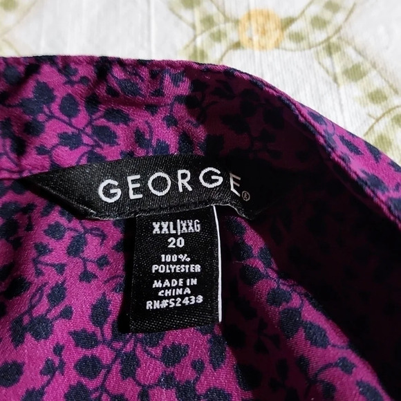 George Long Sleeve Blouse xxl 20 - Picture 6 of 6